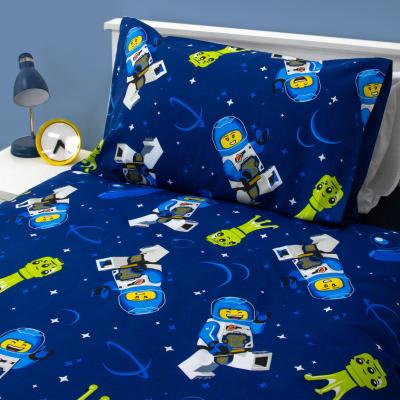 Dunelm Lego City Single Duvet Cover and Pillowcase Set Blue