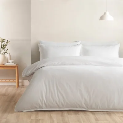 Dunelm Pure Cotton Easy Zip Duvet Cover