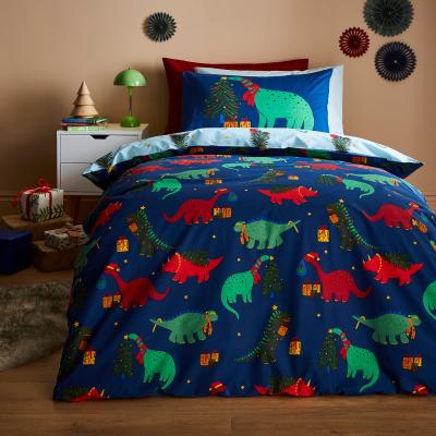 Dunelm Dino Boys Duvet Cover Set Blue