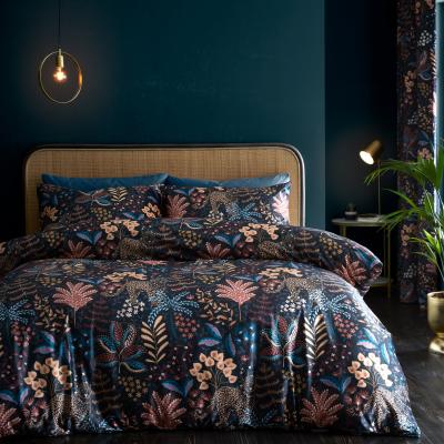 Dunelm Catherine Lansfield Soft Velvet Exotic Leopard Duvet Cover Set