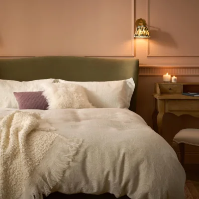 Feather & Black Elodie Duvet Cover, Double