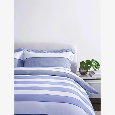 John Lewis Jasper Conran London Pinstripe Jacquard Duvet Cover Set