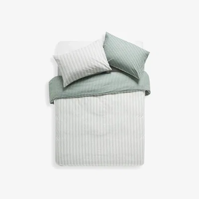 John Lewis John Lewis ANYDAY Petal Stripe Reversible Duvet Cover Set, Multi