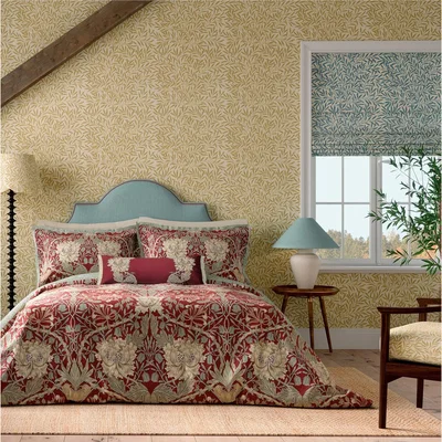 John Lewis Morris & Co. Honeysuckle & Tulip Duvet Cover Set