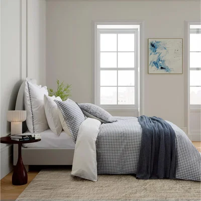 John Lewis Bedeck of Belfast Mallory Duvet Cover Set, Navy