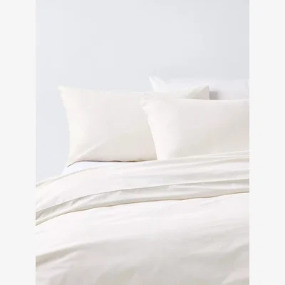 John Lewis John Lewis Crisp & Fresh 400 Thread Count Organic Cotton Duvet Cover Set