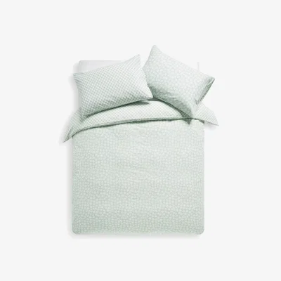 John Lewis John Lewis ANYDAY Ditsy Floral/Check Duvet Cover Set