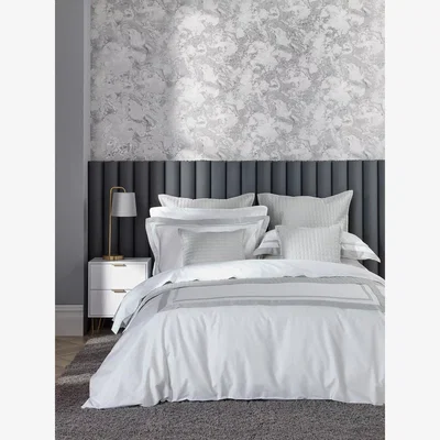 John Lewis Christy Coniston Cotton Sateen Duvet Cover Set, Platinum