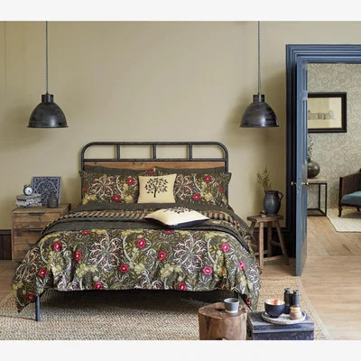 John Lewis Morris & Co. Seaweed Cotton Duvet Cover Set