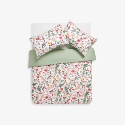 John Lewis John Lewis ANYDAY Christmas Leaves and Birds Duvet Cover Set