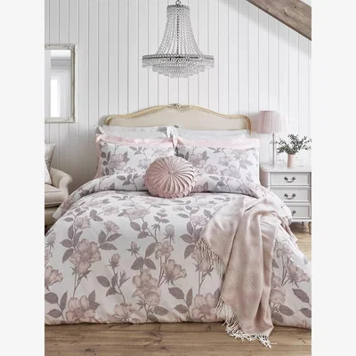 John Lewis Laura Ashley Fleurie Jacquard Duvet Cover Set