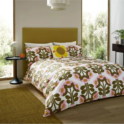 John Lewis Orla Kiely Buttercup Duvet Cover Set, Multi