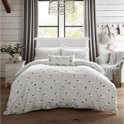 John Lewis Sophie Allport Sheep Brushed Cotton Duvet Cover Set