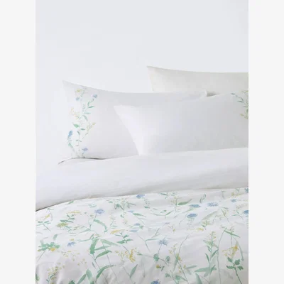 John Lewis John Lewis Floral Border Duvet Cover Set