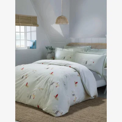 John Lewis Sophie Allport Coastal Boats Duvet Cover Set