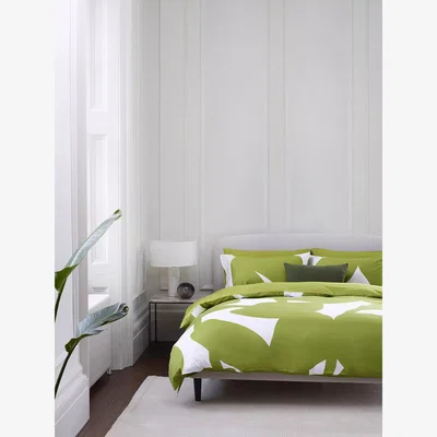 John Lewis Jasper Conran London 300 Thread Count Floral Leaf Print Duvet Cover Set