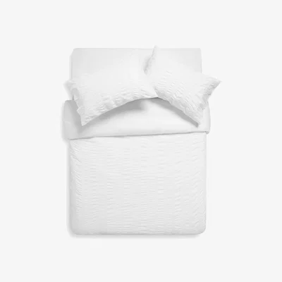 John Lewis John Lewis Large Seersucker Duvet Cover Set