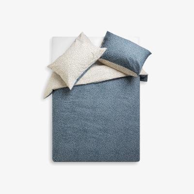 John Lewis John Lewis ANYDAY Spots Reversible Duvet Cover Set, Blue/Stone