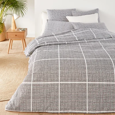 La Redoute Jinties Checked 100% Cotton Duvet Cover