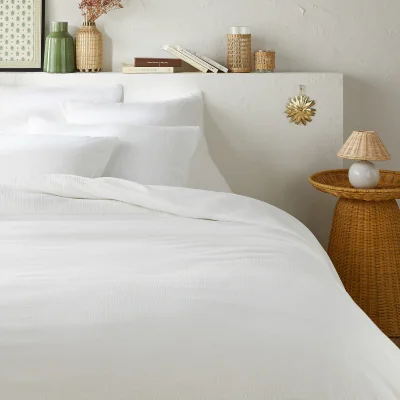 La Redoute Kumco Cotton Muslin / Washed Cotton Duvet Cover