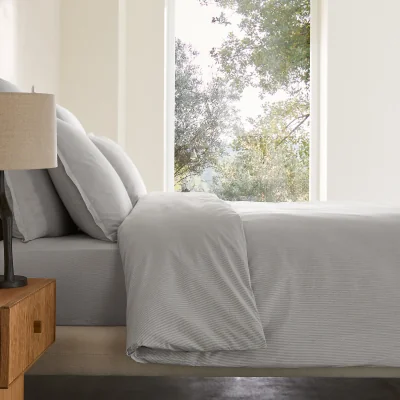 La Redoute Sabbal Washed Cotton Percale 300 Thread Count Duvet Cover