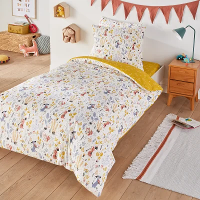 La Redoute Jazzy Graphic Animal Cotton Duvet Cover