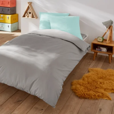 La Redoute Scenario Plain Polycotton Duvet Cover