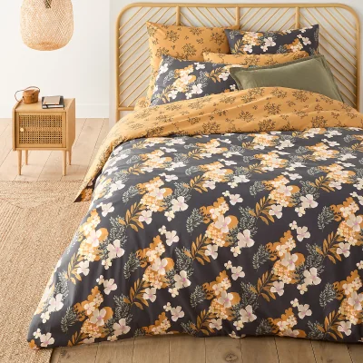 La Redoute Shabby Vintage Floral 100% Washed Cotton Duvet Cover