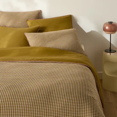 La Redoute Ninon Duvet Cover in Washed Cotton/Cotton Muslin