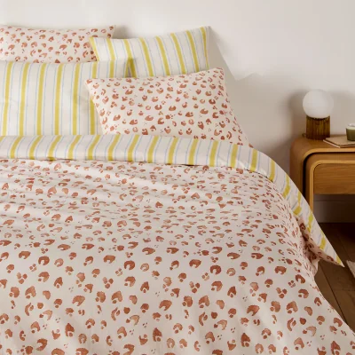 La Redoute Javad Leopard Print Cotton Duvet Cover