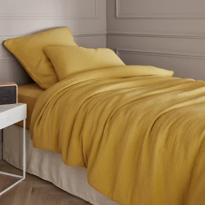 La Redoute Yafa Organic Cotton Muslin 200 Thread Count Duvet Cover