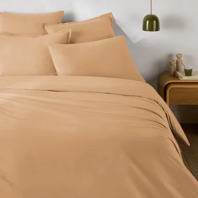 La Redoute Scenario Cotton Percale 200 Thread Count Zip-Up Duvet Cover