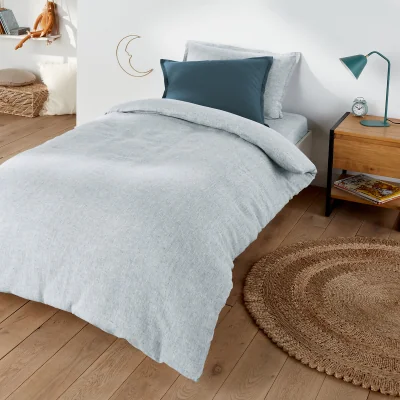 La Redoute Linot Plain 100% Washed Linen Duvet Cover