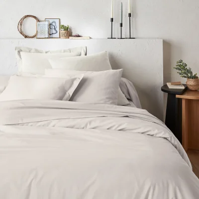 La Redoute Scenario Plain 100% Organic Cotton Duvet Cover