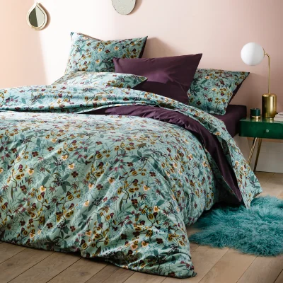 La Redoute Béronise Floral 100% Washed Cotton Duvet Cover