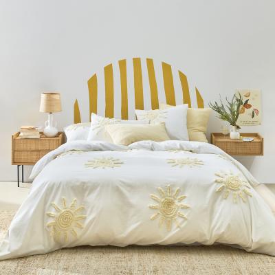 La Redoute Melenaos Tufted Sun 100% Cotton Duvet Cover