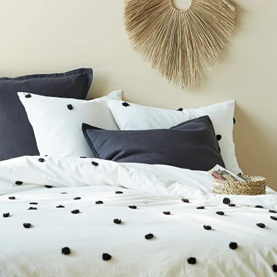 La Redoute Pilo Tufted Spotted 100% Cotton Duvet Cover
