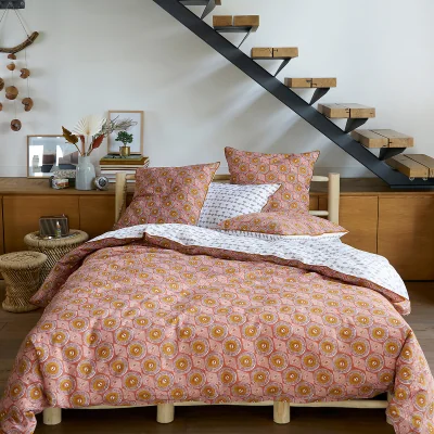 La Redoute Summer Wax Art Deco 100% Cotton Duvet Cover