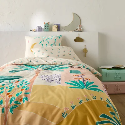 La Redoute Anis 50% Recycled Cotton Duvet Cover