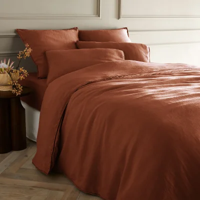La Redoute Helm 100% Washed Hemp Duvet Cover