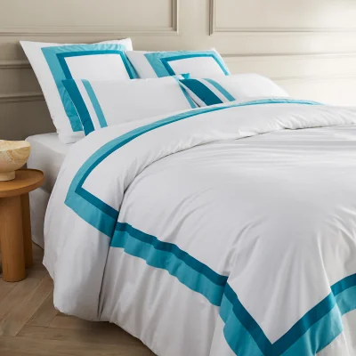 La Redoute Fraicheur 100% Organic Cotton Percale 200 Thread Count Duvet Cover