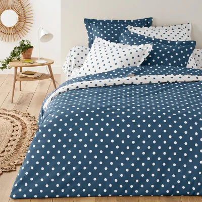 La Redoute Clarisse Polka Dot Cotton Duvet Cover