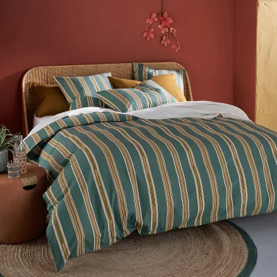 La Redoute Mirald Striped 100% Cotton Duvet Cover