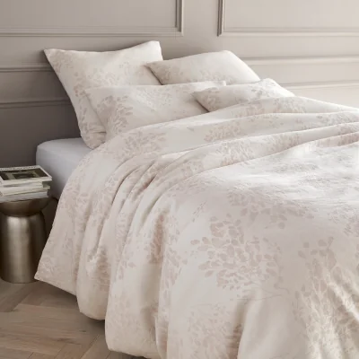 La Redoute Songo Foliage Cotton and Linen Duvet Cover