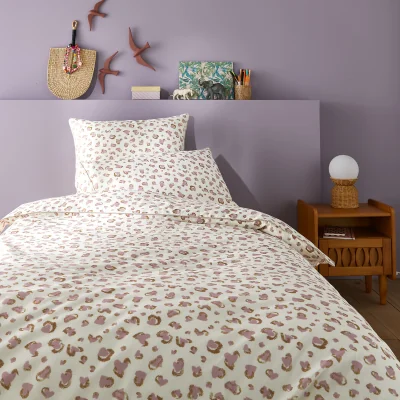 La Redoute Sovaga Leopard 30% Recycled Cotton Duvet Cover