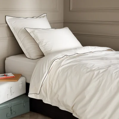 La Redoute 100% Organic Cotton Voile 400 Thread Count Duvet Cover