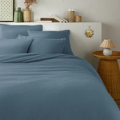 La Redoute Kumco Cotton Muslin / Washed Cotton Duvet Cover
