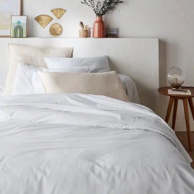 La Redoute Scenario Plain 100% Washed Cotton Duvet Cover