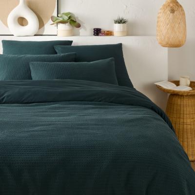 La Redoute Tifly Honeycomb 100% Washed Cotton Duvet Cover