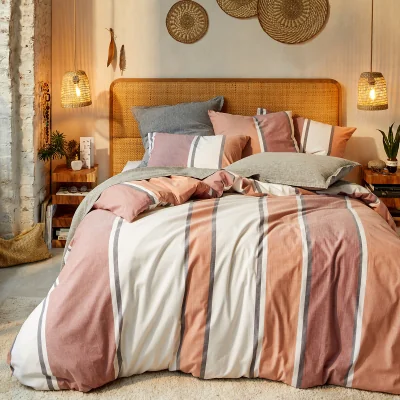 La Redoute Tolede Striped Cotton Duvet Cover